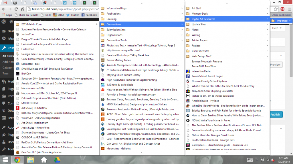 My Library of Bookmarks
