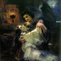 Tamara and Demon by Konstantin Makovsky
