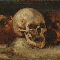 Three Skulls by Theodore Gericault