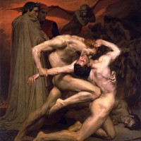 Dante and Virgil in Hell by William-Adolphe Bouguereau